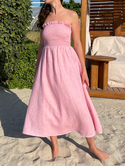 Dahlia Linen Dress